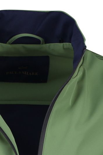 Paul & Shark zomerjas groen wijde fit waterdicht re-light shell