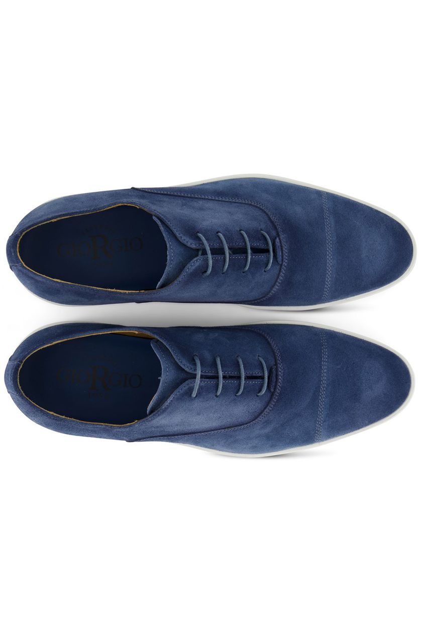Nette schoenen Giorgio blauw effen leer