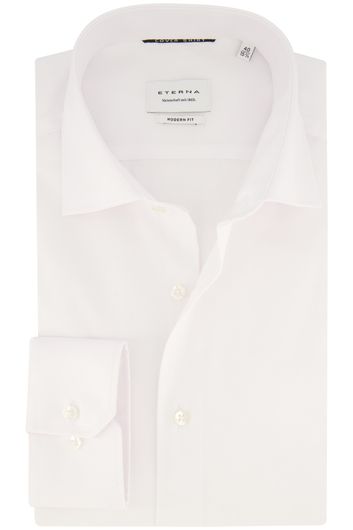 Eterna overhemd mouwlengte 7 Modern Fit wit strijkvrij