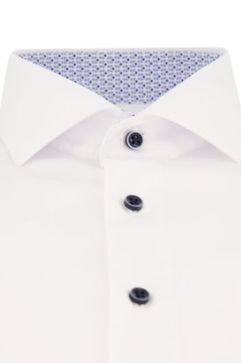 Eterna overhemd mouwlengte 7 modern fit wit katoen strijkvrij
