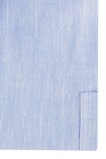 Eden Valley overhemd wijde fit lichtblauw effen