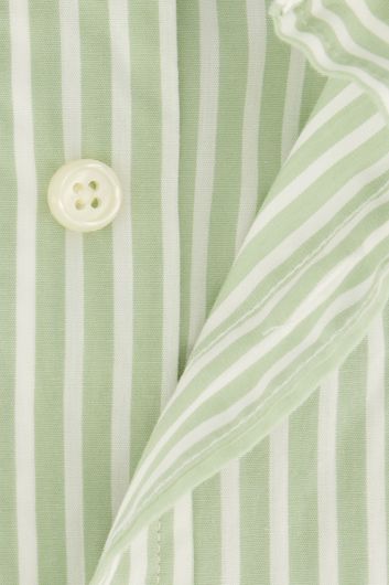 Gant overhemd regular fit katoen groen gestreept