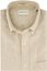 Gant casual overhemd Regular Fit beige effen linnen button-down boord