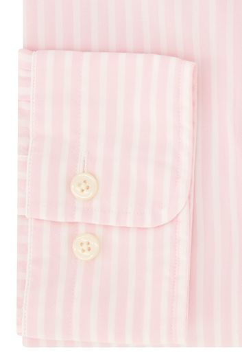 Gant casual overhemd normale fit roze gestreept katoen