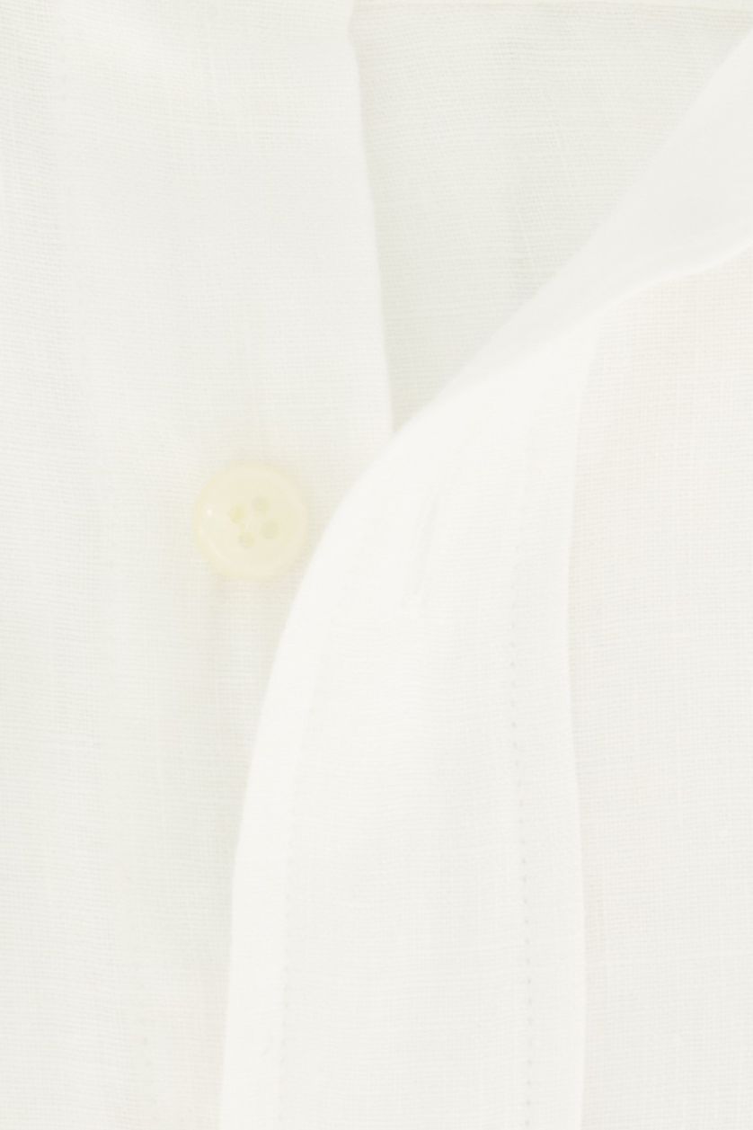 Gant casual regular fit overhemd wit linnen