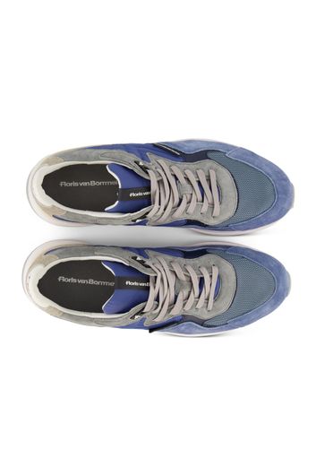 Floris van Bommel sneakers blauw geprint leer