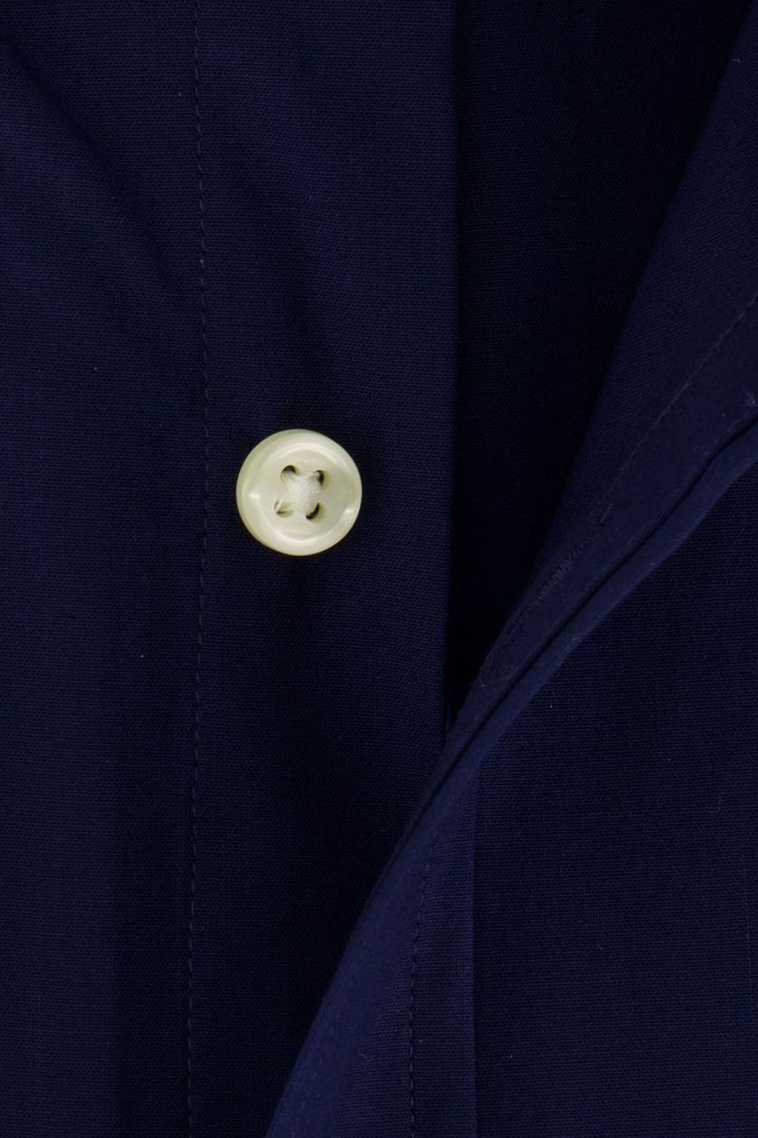 Polo Ralph Lauren donkerblauw slim fit overhemd katoen