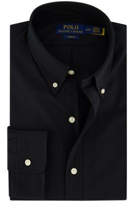 Polo Ralph Lauren Polo Ralph Lauren zwart overhemd slim fit katoen