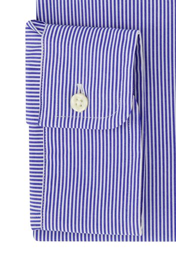 Polo Ralph Lauren blauw gestreept slim fit katoenen overhemd