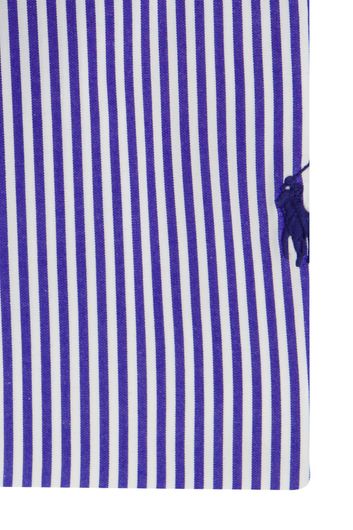 Polo Ralph Lauren blauw gestreepte overhemd katoen slim fit