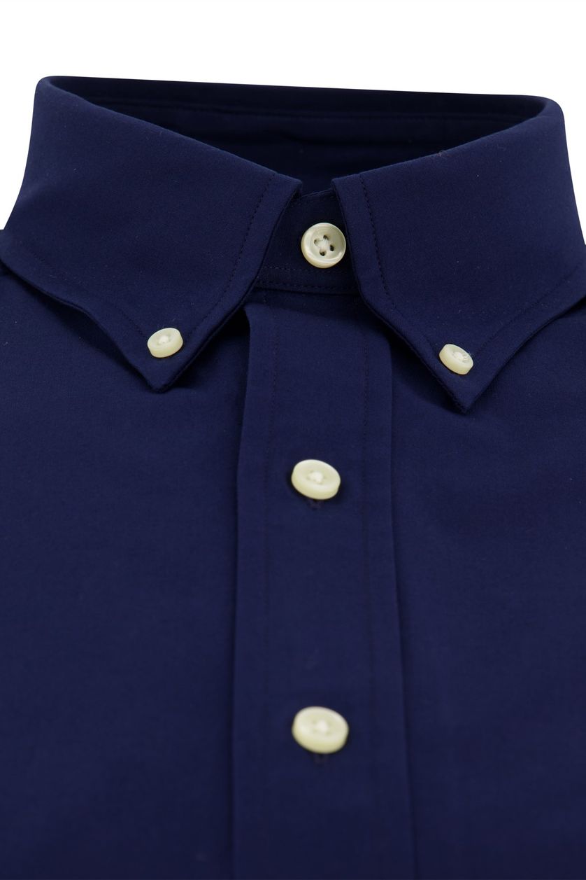 Polo Ralph Lauren custom fit navy katoenen overhemd