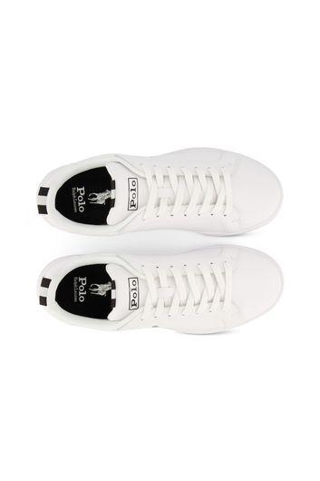 Sneakers Polo Ralph Lauren wit effen leer
