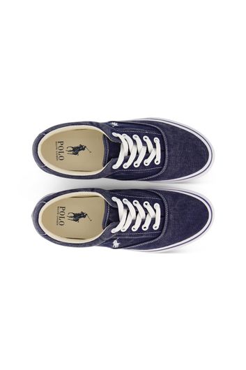 Polo Ralph Lauren sneakers laag donkerblauw effen 