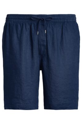 Polo Ralph Lauren Polo Ralph Lauren korte broek donkerblauw effen linnen