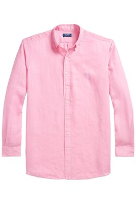 Polo Ralph Lauren Polo Ralph Lauren linnen overhemd roze Big & Tall
