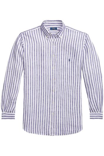 Polo Ralph Lauren overhemd blauw wit gestreept