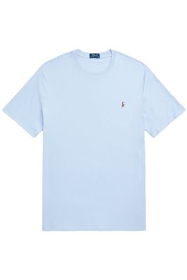 Polo Ralph Lauren Big & Tall Polo Ralph Lauren t-shirt lichtblauw zacht katoen