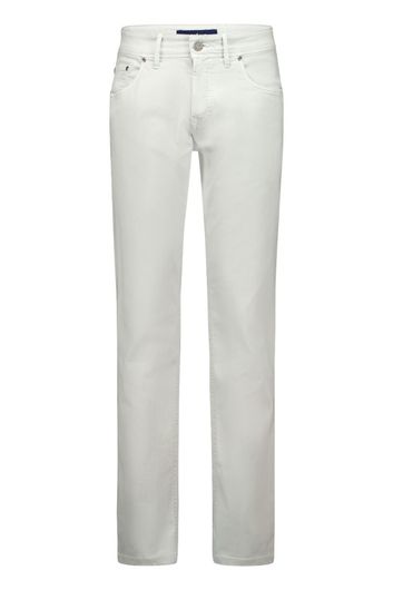 Gardeur 5-pocket off white katoen slim fit