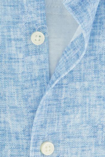 Desoto business overhemd slim fit blauw gemêleerd katoen
