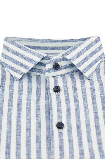 Desoto business overhemd slim fit lichtblauw gestreept
