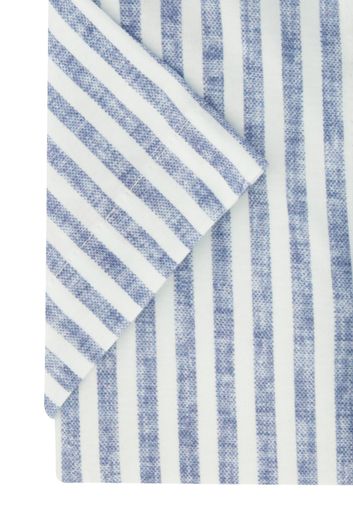 Desoto business overhemd slim fit lichtblauw gestreept
