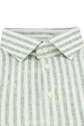 Desoto business overhemd slim fit groen gestreept