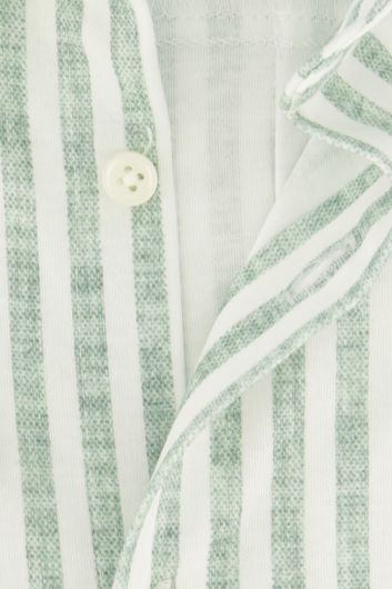 Desoto business overhemd slim fit groen gestreept