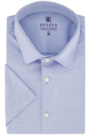 Desoto business overhemd slim fit lichtblauw effen