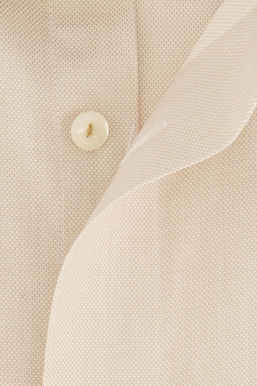 Eton classic overhemd lyocell beige