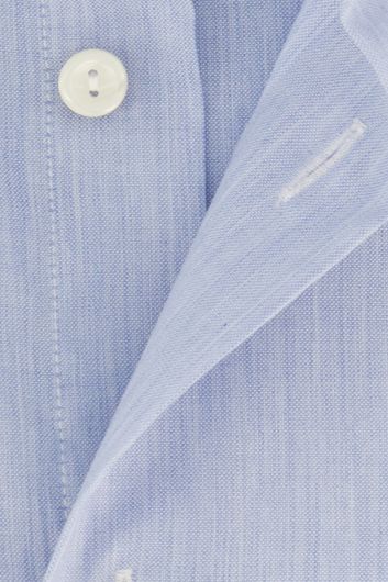 Eton business overhemd normale fit lichtblauw effen katoen