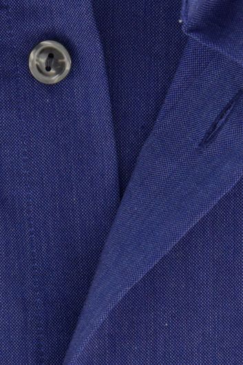 Eton donkerblauw overhemd normale fit katoen