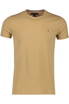 Tommy Hilfiger Tommy Hilfiger t-shirt bruin extra slim fit