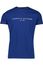 Katoenen Tommy Hilfiger t-shirt effen blauw normale fit
