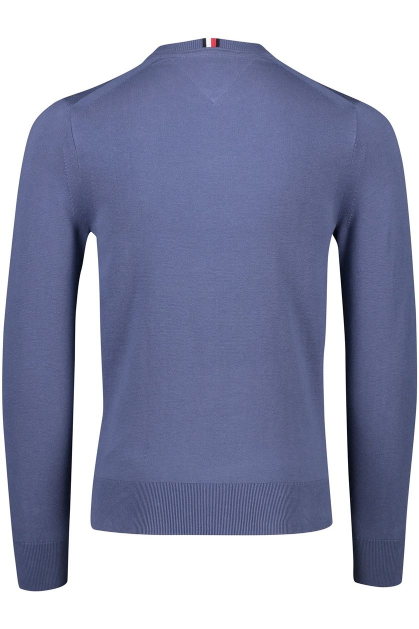 Sweater ronde hals donkerblauw Tommy Hilfiger katoen