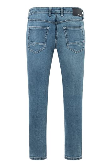 Mac jeans blauw effen katoen Arne Pipe 5-pocket model