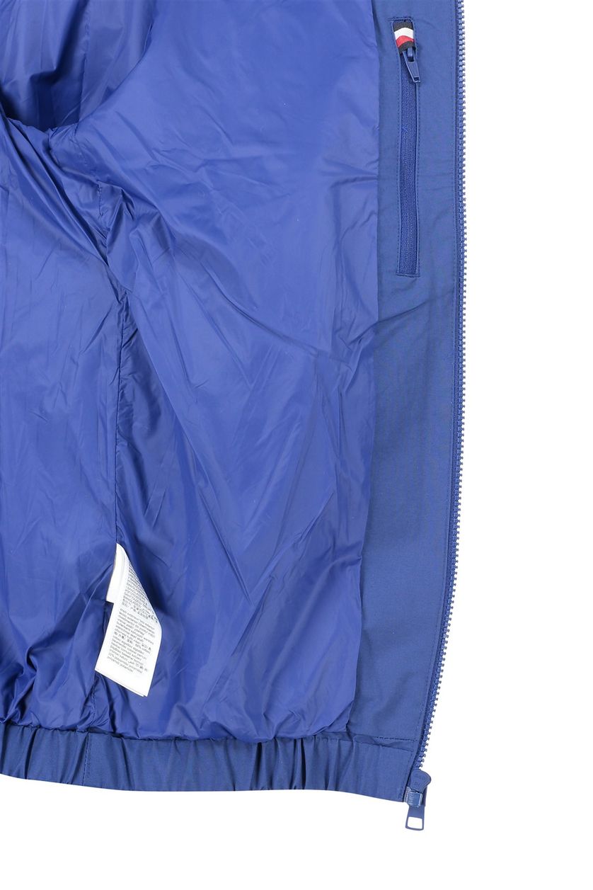 Katoenen Tommy Hilfiger zomerjas blauw waterafstotend normale fit