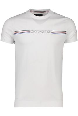 Tommy Hilfiger Tommy Hilfiger t-shirt wit slim fit met merknaam