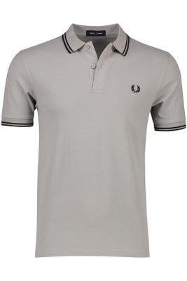 Fred Perry Fred Perry polo grijs 2-knoops