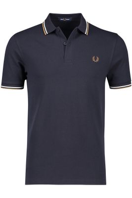Fred Perry Fred Perry polo navy 2-knoops effen