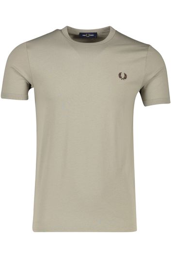 Fred Perry t-shirt grijs effen met logo