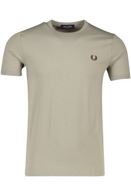 Fred Perry Fred Perry t-shirt grijs effen met logo