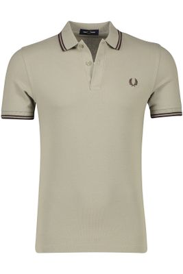 Fred Perry Fred Perry polo bruin katoen normale fit