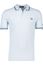 Fred Perry polo normale fit lichtblauw effen katoen met blauwe details