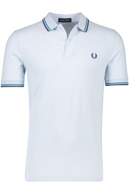 Fred Perry Fred Perry poloshirt 2-knoops lichtblauw