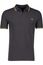 Fred Perry polo normale fit donkergrijs effen katoen