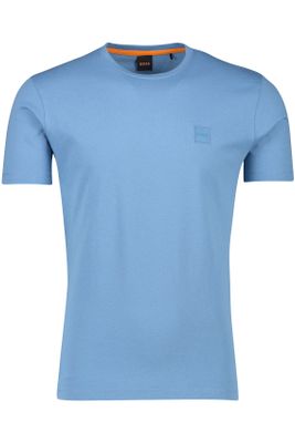 Hugo Boss Katoenen T-shirts Boss Tales blauw normale fit