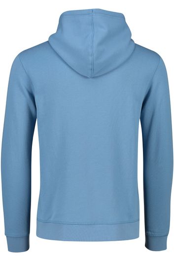 Hugo Boss Hoodie hoodie blauw effen katoen