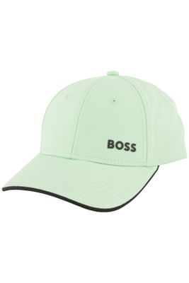 Hugo Boss Hugo Boss cap groen effen katoen
