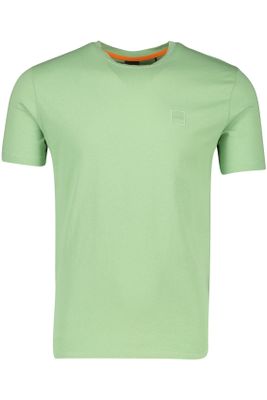 Hugo Boss Hugo Boss T-shirt groen effen katoen
