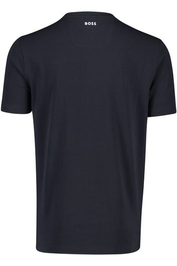 Hugo Boss T-shirt zwart met  textuur